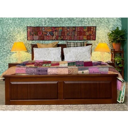 Wooden Queen Size Bed With Storage