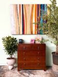 Five Drawer Wooden Cabinet