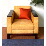 Wooden Sofa With Arm for One