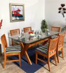 Modern Six Seater Dining Table Set