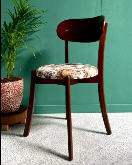 Wooden Curved Dining Chair